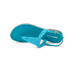 FRAU SANDALO INFRADITO 02V0 TURCHESE
