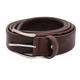 PRATENICE CINTURA UOMO 035-2 PELLE TESTA DI MORO ZIP PORTA-SOLDI