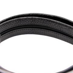 PRATENICE CINTURA UOMO 035-2 PELLE NERO ZIP PORTA-SOLDI