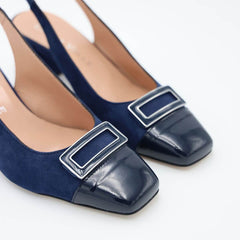 CINZIA VALLE SLINGBACK 10028 BLU