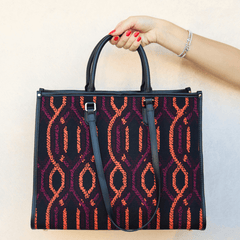 MY-BEST BAG BORSA 1010 ATENA FORTUNY MULTICOLOR ARANCIO