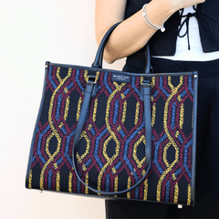 MY-BEST BAG BORSA 1010 ATENA FORTUNY MULTICOLOR GIALLO