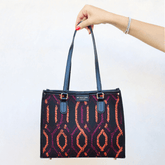 MY-BEST BAG BORSA 1011 ATENA FORTUNY MULTICOLOR ARANCIO