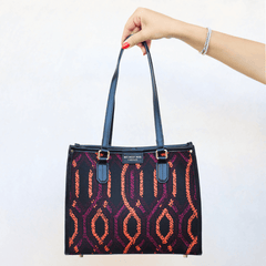 MY-BEST BAG BORSA 1011 ATENA FORTUNY MULTICOLOR ARANCIO