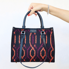 MY-BEST BAG BORSA 1011 ATENA FORTUNY MULTICOLOR ARANCIO