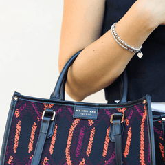 MY-BEST BAG BORSA 1011 ATENA FORTUNY MULTICOLOR ARANCIO