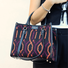 MY-BEST BAG BORSA 1011 ATENA FORTUNY MULTICOLOR ARANCIO