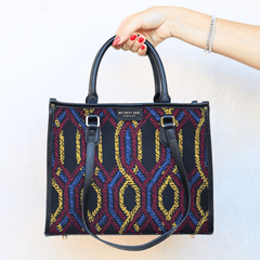 MY-BEST BAG BORSA 1011 ATENA FORTUNY MULTICOLOR GIALLO