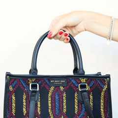 MY-BEST BAG BORSA 1011 ATENA FORTUNY MULTICOLOR GIALLO