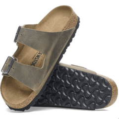 BIRKENSTOCK CIABATTA ARIZONA 1027039 FADED KHAKI NARROW FIT
