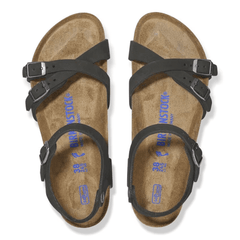 BIRKENSTOCK SANDALO KUMBA SOFT 1029526 NERO NARROW FIT