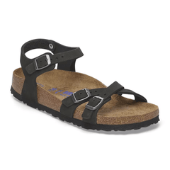 BIRKENSTOCK SANDALO KUMBA SOFT 1029526 NERO NARROW FIT