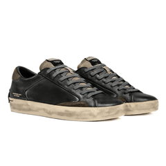 CRIME LONDON SNEAKERS DISTRESSED 11002 NERO