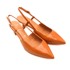 MALÙ SLINGBACK 1101 CUOIO
