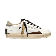 CRIME LONDON SNEAKERS SK8 11104 10 BIANCO