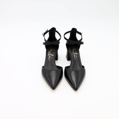 MALÙ DECOLLETE 1154 TACCO BORCHIE NERO