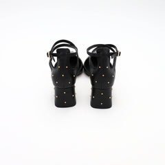 MALÙ DECOLLETE 1154 TACCO BORCHIE NERO