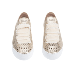 STOKTON SNEAKERS 122D FORATA PLATINO