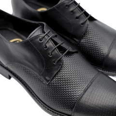 F.LLI RENELLA STRINGATA 1233 LASERATO NERO