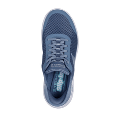SKECHERS SLIPON 124836-BLU AZZURRO