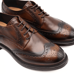 F.LLI RENNELLA STRINGATA INGLESE 1268 CUOIO