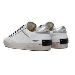 CRIME LONDON SNEAKERS 14004 DISTRESSED BIANCO