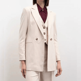 GOA GOA BLAZER GESSATO 14100146 BEIGE