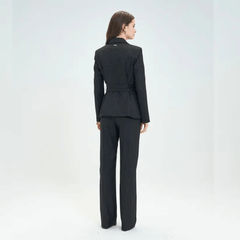 GOA GOA BLAZER GESSATO 14100148 NERO