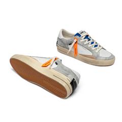 CRIME LONDON SNEAKERS 14102 SK8 DELUXE BIANCO