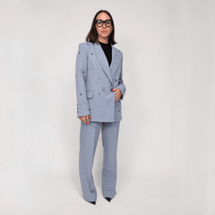 GOA GOA BLAZER PAILLETTES 14200126 AZZURRO