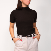 GOA GOA TOP MAGLIA 14203229 MARRONE