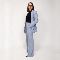 GOA GOA PANTALONE 14208128 AZZURRO