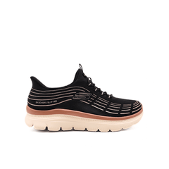 SKECHERS SLIPON 150611 BKRG NERO