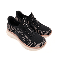 SKECHERS SLIPON 150611 BKRG NERO