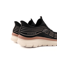 SKECHERS SLIPON 150611 BKRG NERO