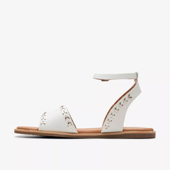 CLARKS SANDALO MARITIME MAY 176292 BIANCO