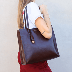 NANNINI BORSA HELGA D 18650 MARRONE