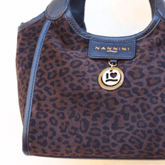 NANNINI BORSA SIRIA 19036 MACULATO MARRONE