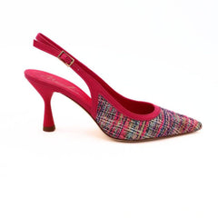 MALÙ SLINGBACK 1618\G FLOCCATO FUXIA