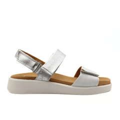 ARA SANDALO 21401 04 BIANCO/ARGENTO