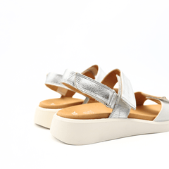 ARA SANDALO 21401 04 BIANCO/ARGENTO