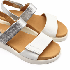 ARA SANDALO 21401 04 BIANCO/ARGENTO