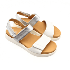 ARA SANDALO 21401 04 BIANCO/ARGENTO