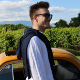 DSTREZZED FELPA 220032 CAPPUCCIO BLU