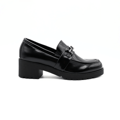 BOTTEGA LOTTI MOCASSINO TACCO 224024 NERO