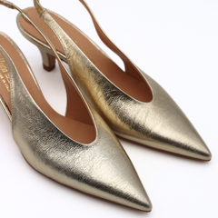 BOTTEGA LOTTI SLINGBACK 2426002 PLATINO