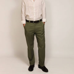 BERNA PANTALONE 243430-57 VERDE MILITARE