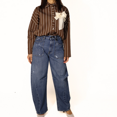 MARYLEY JEANS 533 BALOON BLU