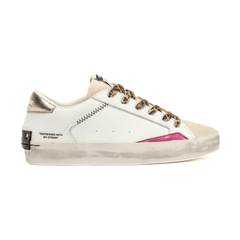 CRIME LONDON SNEAKERS DISTRESSED 25000 10 BIANCO