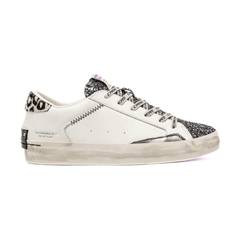 CRIME LONDON SNEAKERS DISTRESSED 25003 10 BIANCO